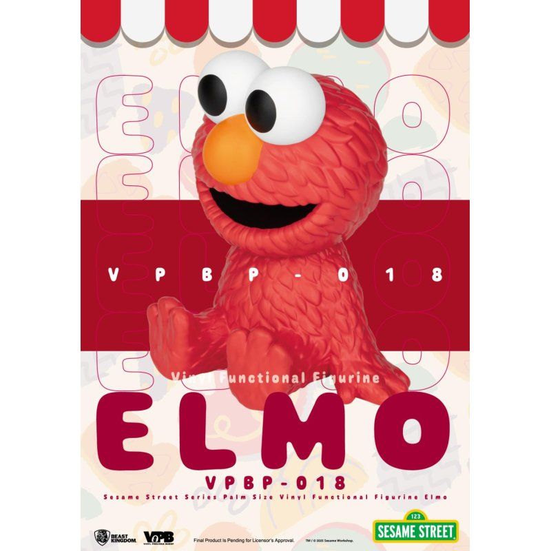 SESAME STREET - Elmo - Tirelire Palm Size 11.5cm