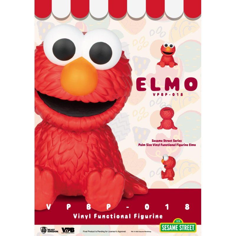 SESAME STREET - Elmo - Tirelire Palm Size 11.5cm