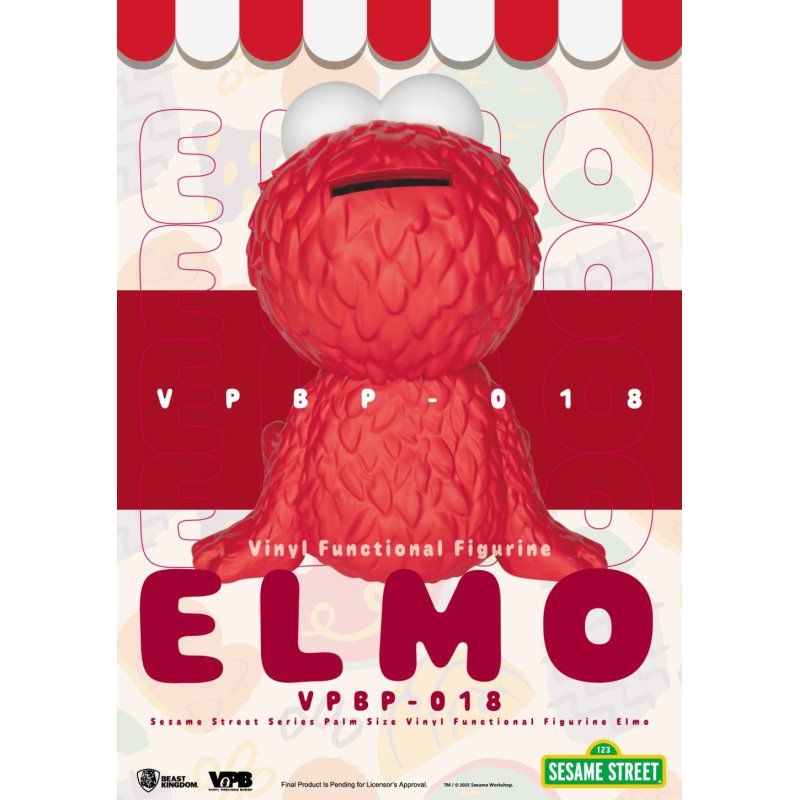 SESAME STREET - Elmo - Tirelire Palm Size 11.5cm