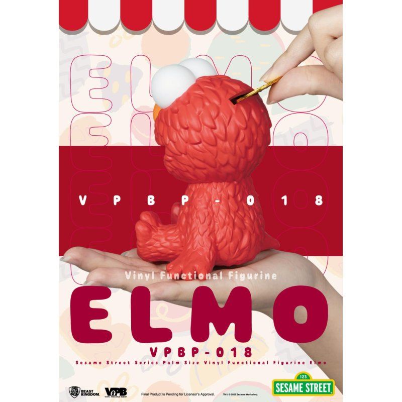 SESAME STREET - Elmo - Tirelire Palm Size 11.5cm