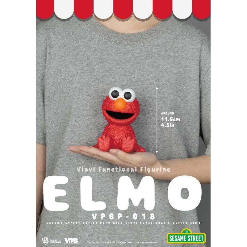 SESAME STREET - Elmo - Tirelire Palm Size 11.5cm