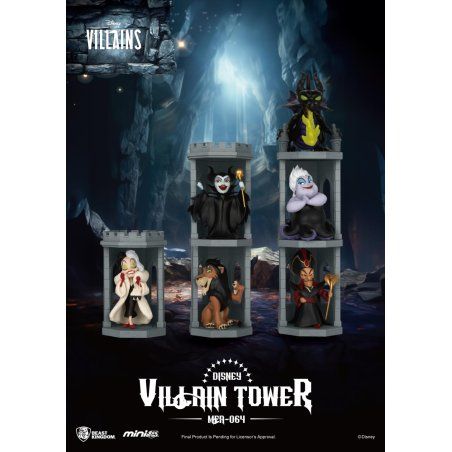 DISNEY VILLAINS - Tower Series - Set 6 Figurine Blind Box 11.5cm