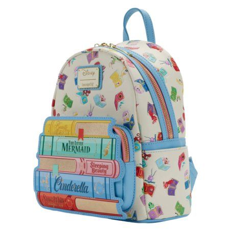 DISNEY - Princess Books - Sac à dos LoungeFly '23x25x11cm'