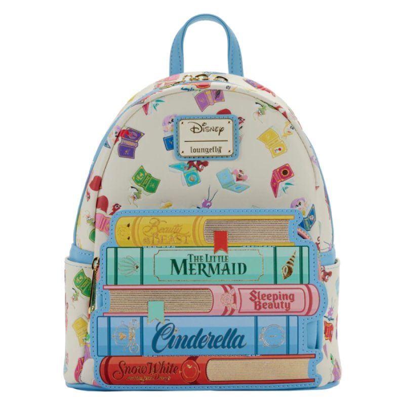 DISNEY - Princess Books - Sac à dos LoungeFly '23x25x11cm'