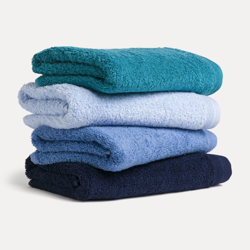 MÖVE 017258775-030030-577 face towel Blue Cotton