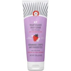 First Aid Beauty KP Bump Eraser Body Scrub with 10% AHA for Keratosis Pilaris