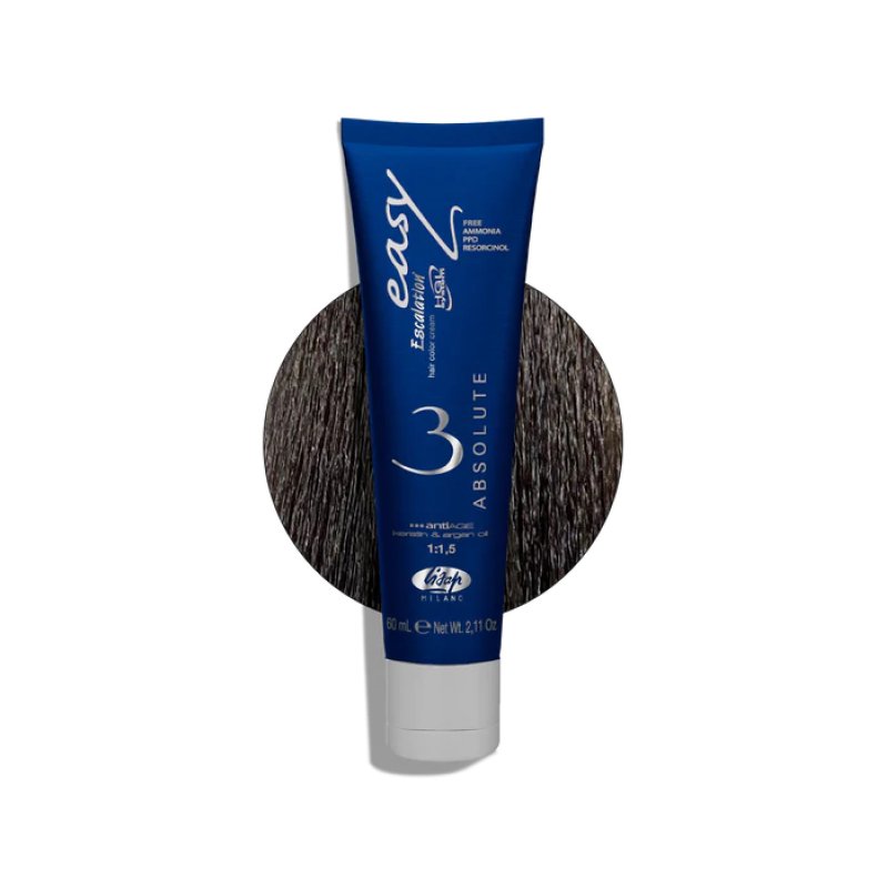 Lisap Easy Absolute 3 couleur de cheveux Marron 60 ml