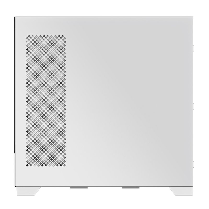 GIGABYTE C201 PANORAMIC ICE Boîtier PC – Moyen Tour, m-ATX, compatible radiateur 360 mm, 3 ventilateurs