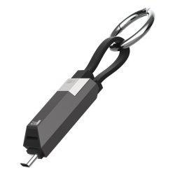 4smarts 548240 câble USB USB4 Gen 3x2 0,14 m USB C Noir, Graphite