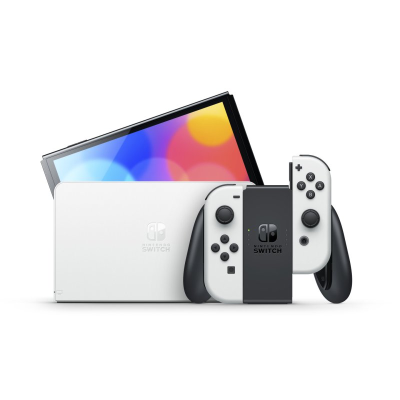 Nintendo Switch OLED Console with Joy-Con Black & White