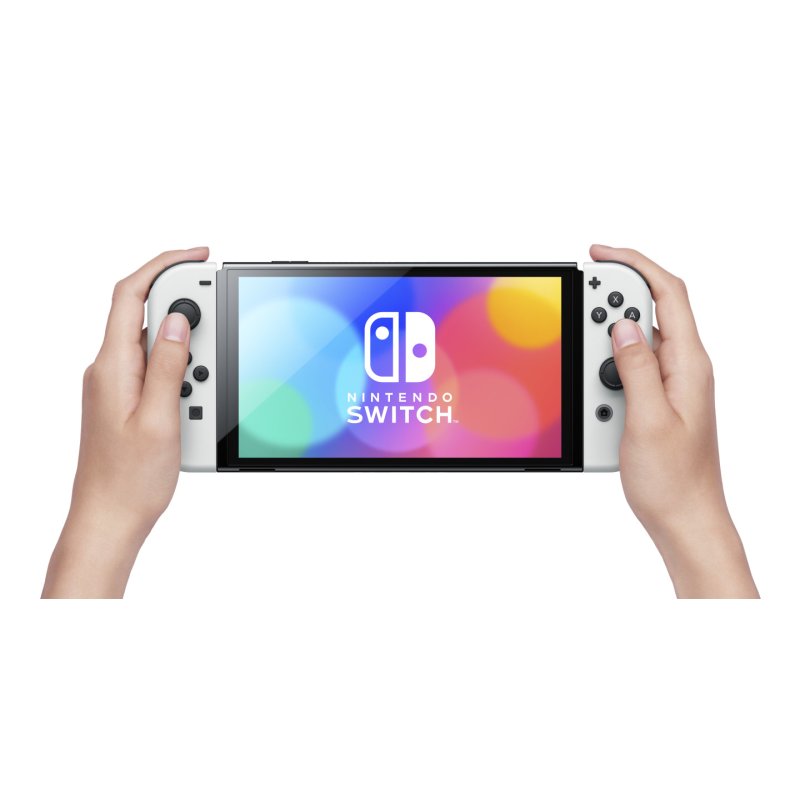 Nintendo Switch OLED portable game console 17.8 cm (7") 64 GB Touchscreen Wi-Fi Black, White