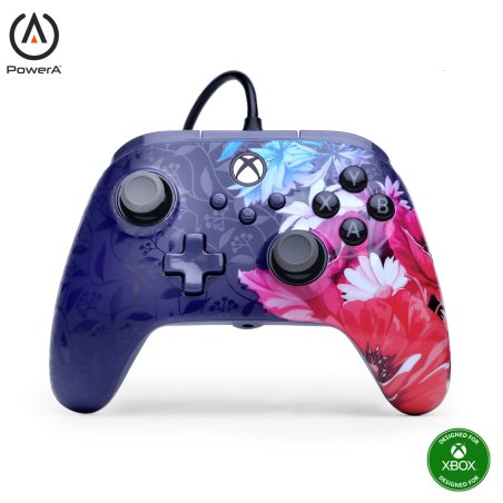 PowerA Advantage Plus Wired Controller for Xbox Series X|S - Night Blossom