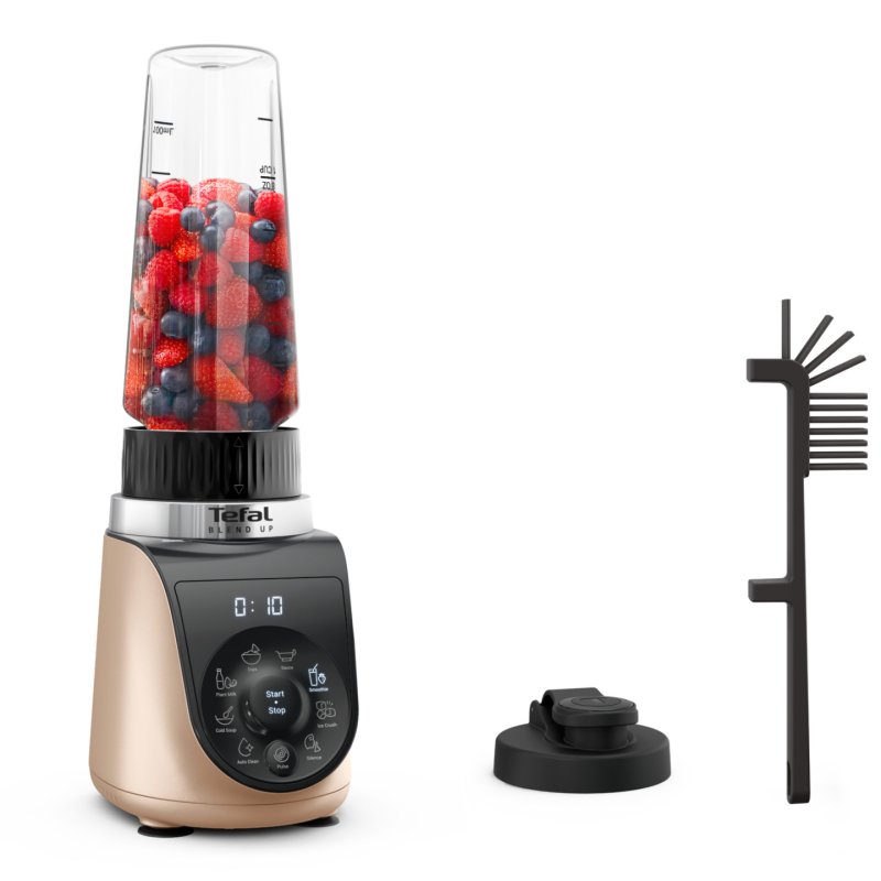 Tefal Blend Up BL190AF0 blender 0,85 L Mélangeur de table 1000 W Beige, Noir, Transparent