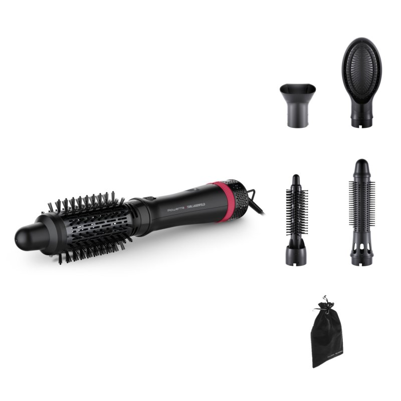 Rowenta Express Style CF634L Hot air brush Warm Black Red 800 W 1.8 m