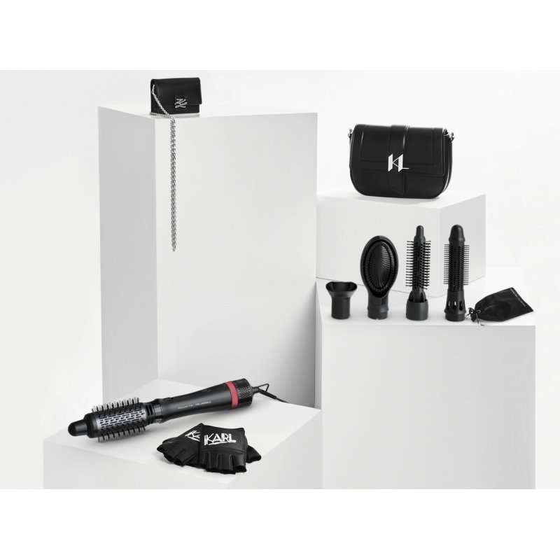 Rowenta Express Style CF634L Brosse soufflante à air chaud À chaleur Noir, Rouge 800 W 1,8 m