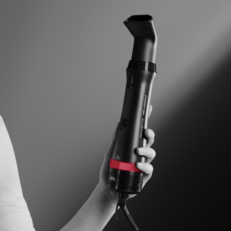 Rowenta Express Style CF634L Hot air brush Warm Black Red 800 W 1.8 m