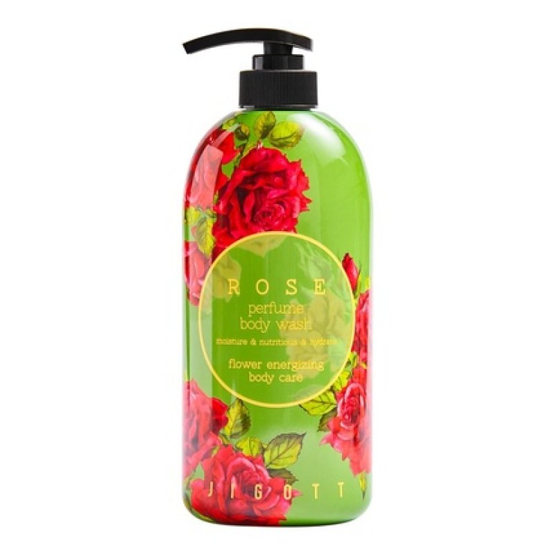 Jigott Rose Perfume Body Wash 25.3 Fl Oz 750ml