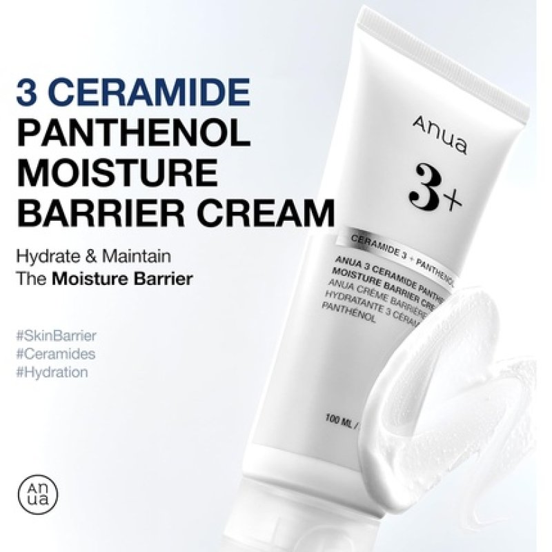 Anua 3 Ceramide Panthenol Moisture Barrier Cream Hydrating Face Moisturizer