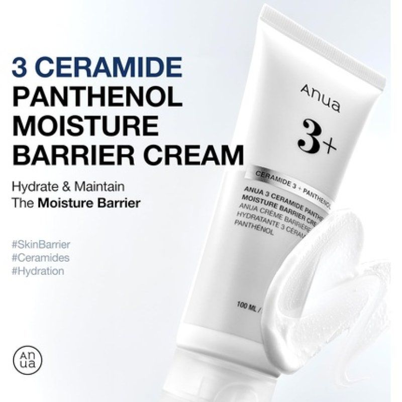 STOCKICX60- -Anua 3 Ceramide Panthenol Moisture Barrier Cream Hydrating Face Moisturizer