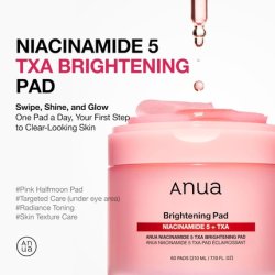 Anua Niacinamide 5% Toner Pads Hydrating Facial Care for Even-Looking Skin