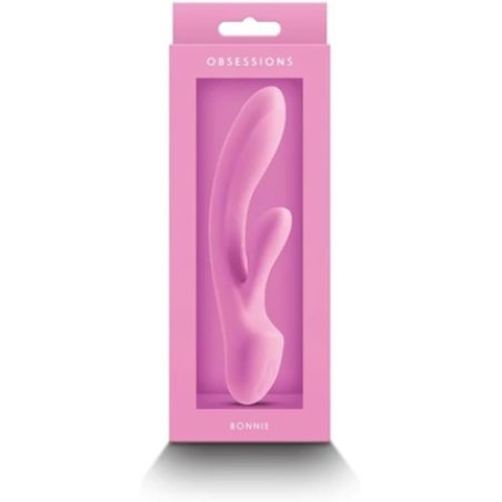 NS Novelties Obsessions Bonnie Light Pink Vibrator 19.5 x 3.1 x 3.8 cm