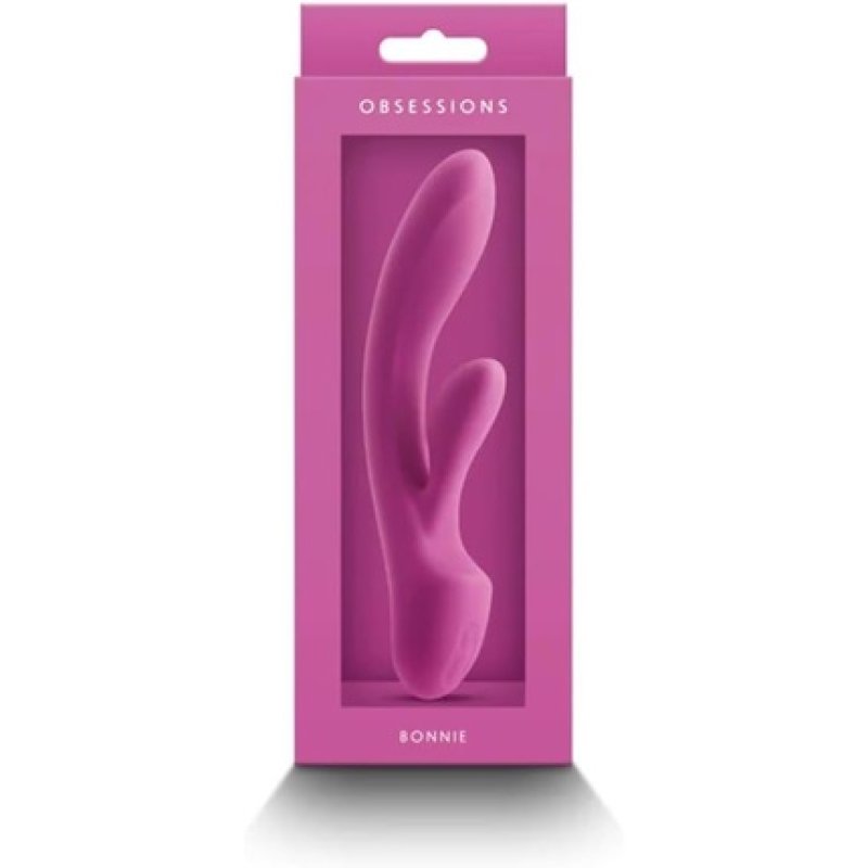 NS Novelties Obsessions Bonnie Dark Pink Vibrator 19.5 x 3.1 x 3.8 cm