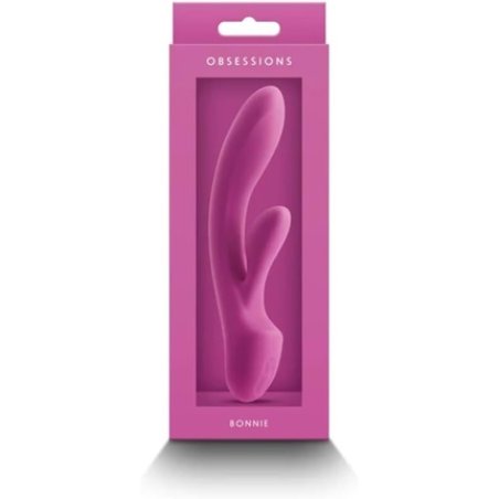 NS Novelties Obsessions Bonnie Dark Pink Vibrator 19.5 x 3.1 x 3.8 cm