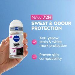 Nivea Invisible for Black & White Women Deo Roll-On 50ml