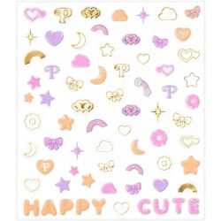 Essence Polly Pocket Scented Nail Stickers No 01 Multicolored