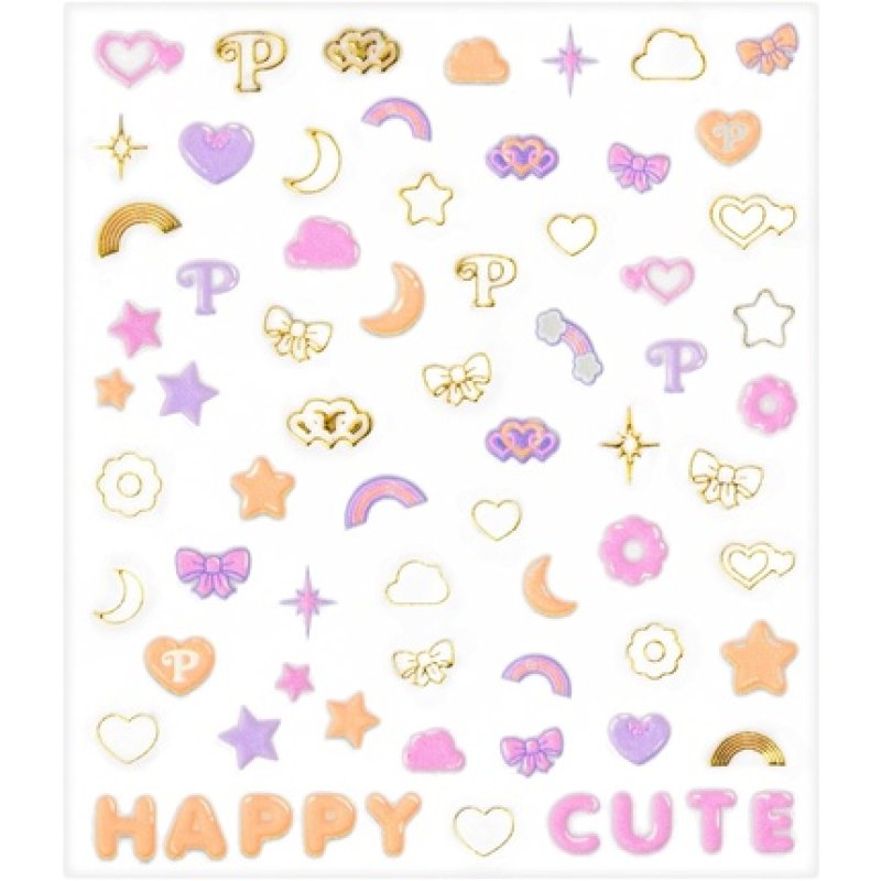 Essence Polly Pocket Scented Nail Stickers No 01 Multicolored