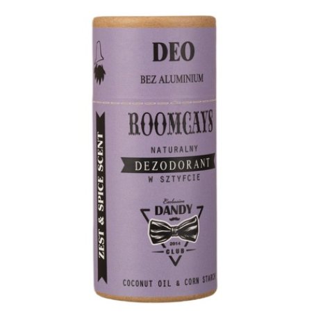 Roomcays Natural Deodorant Stick Zest & Spice 65g