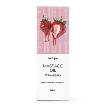 Satisfyer Highquality Massage Oil Strawberry 250ml