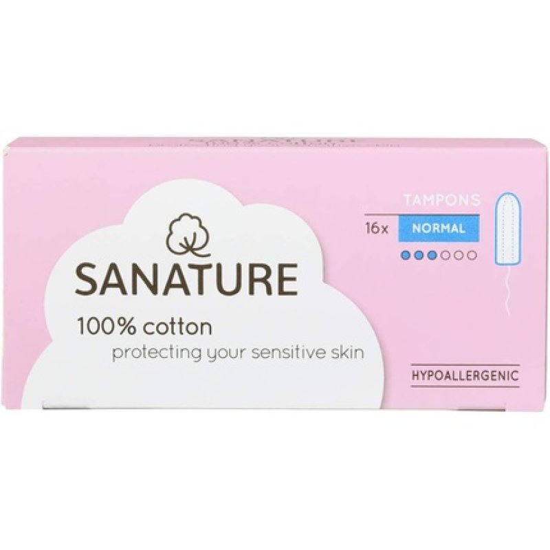 Sanature Normal Tampons 100% Cotton
