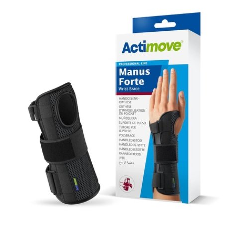Actimove Manus Forte Wrist Brace Large Left Black