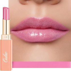 Oulac Makeup Moisture Shine Lipstick First Love Pink Sheer Glossy