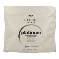 Lisap Light Scale Platinum Hair Bleaching Powder Gray 500 Gr