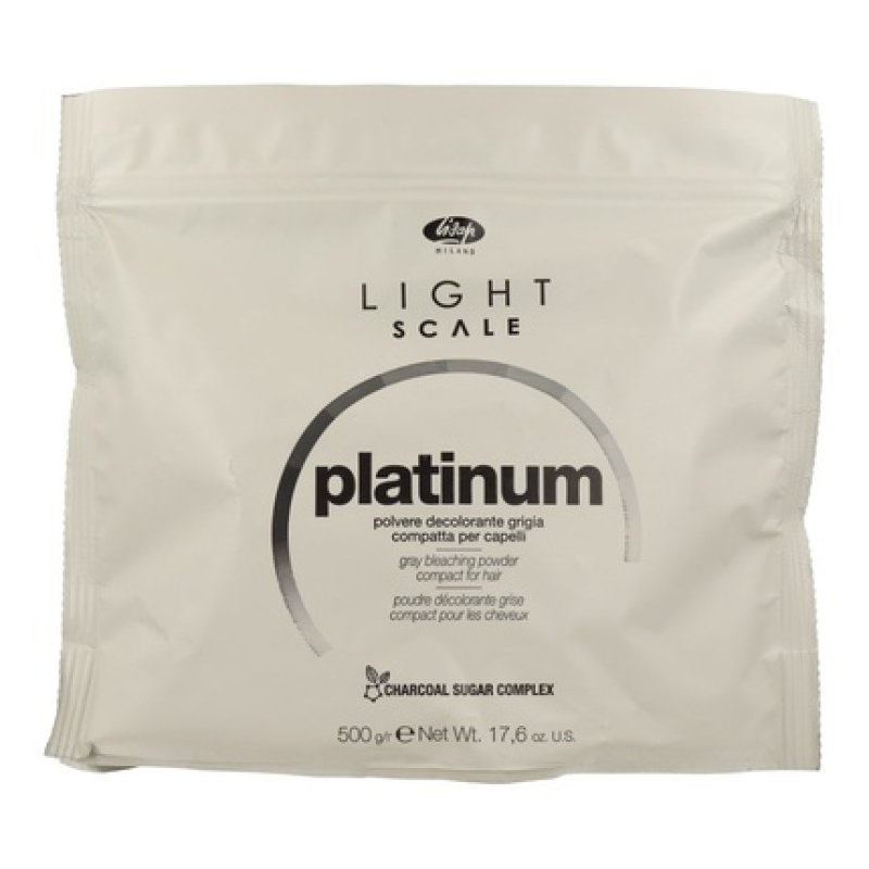 Lisap Light Scale Platinum Hair Bleaching Powder Gray 500 Gr