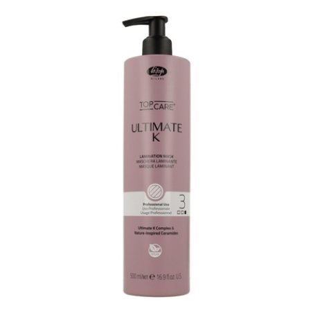 Lisap Ultimate K Lamination Mask Step 3 500 Milliliters Hair Treatment