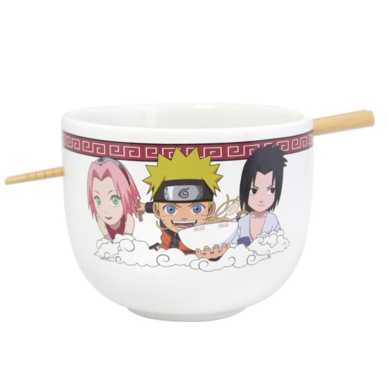 NARUTO - Bol à Ramen avec Baguette 470ml - Team Seven