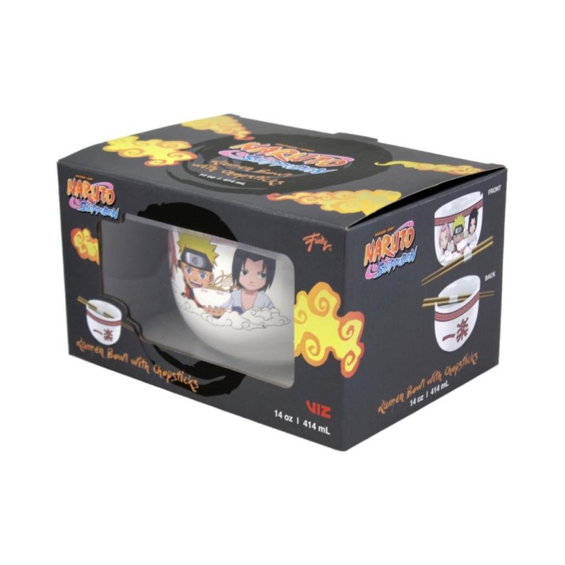 NARUTO - Bol à Ramen avec Baguette 470ml - Team Seven
