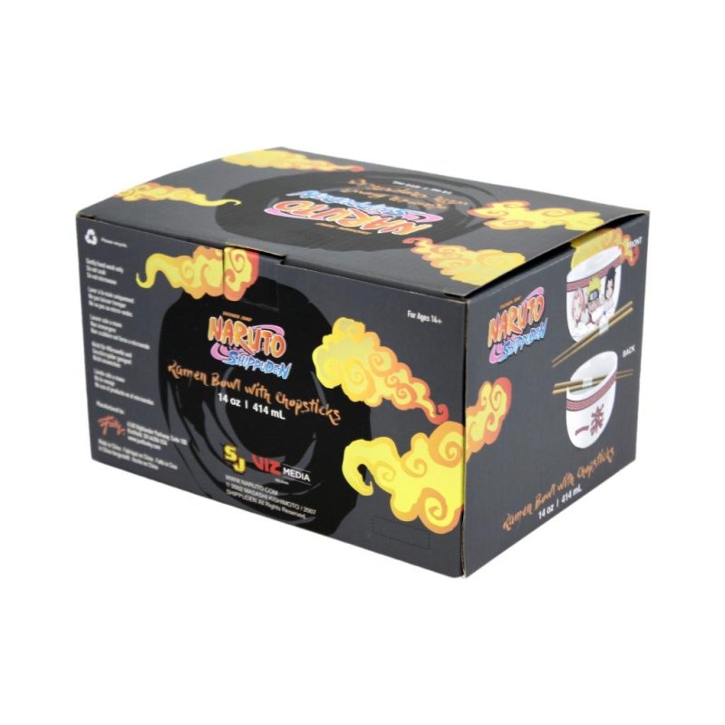 NARUTO - Bol à Ramen avec Baguette 470ml - Team Seven