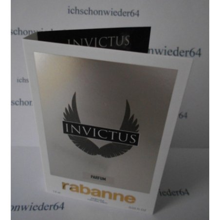 Paco Rabanne INVICTUS PARFUM Sample 1.5ml Minispray New 2024