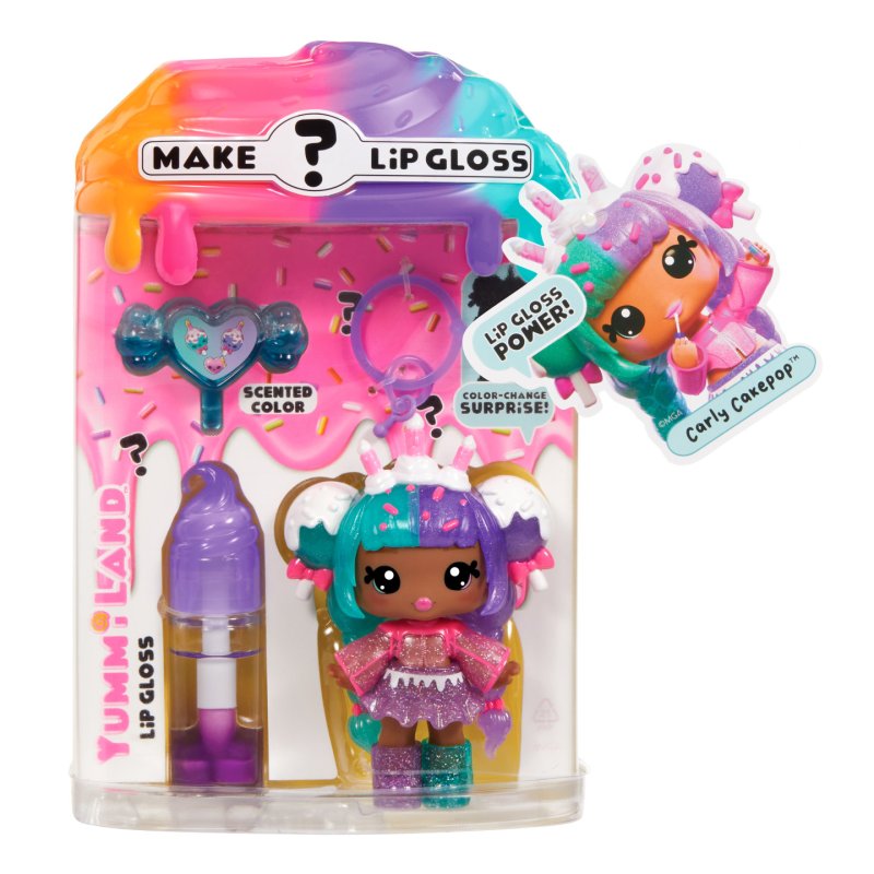 MGA Entertainment Yummiland Mystery Lip Gloss Doll - Carly Cakepop