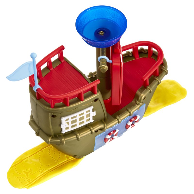 MGA Entertainment DohKins Pirate Ship Playset Jeu de pâte à modeler 191 g Multicolore