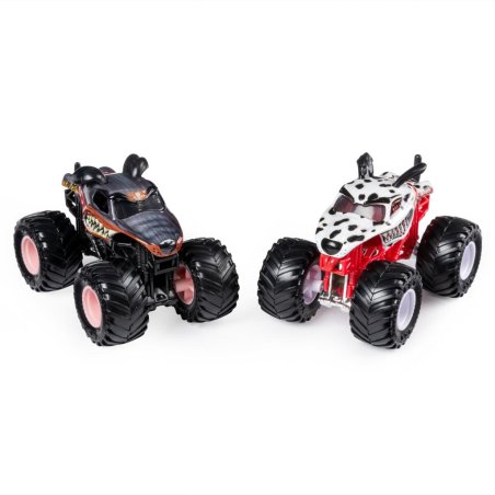 Monster Jam - 1:64 Die Cast 2 pack - Monster Mutt Vs Monster Mutt Dalmatian