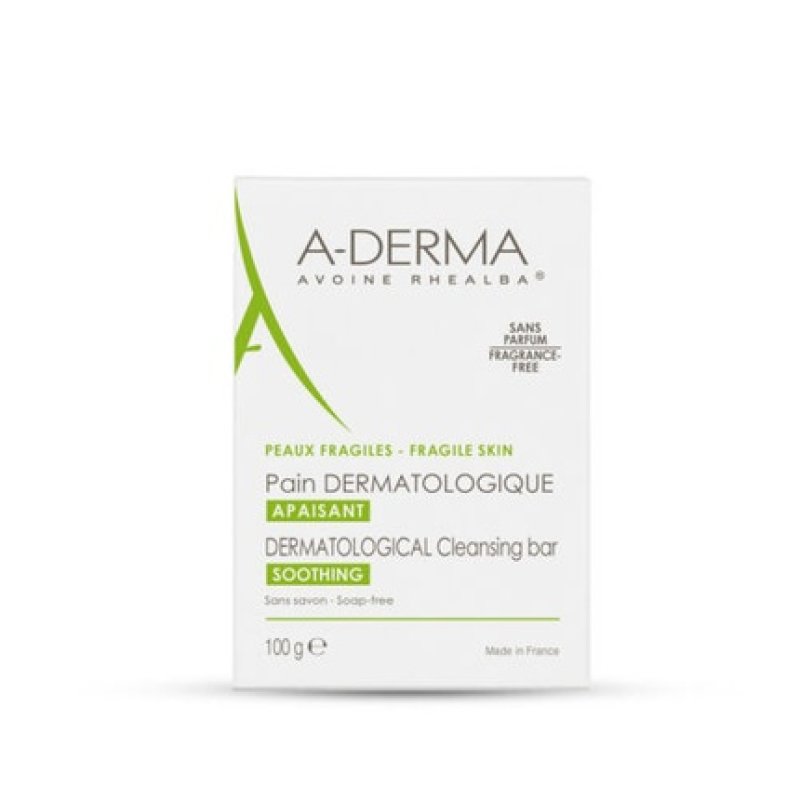A-Derma Les Indispensables Solid Soap for Sensitive Skin 100g