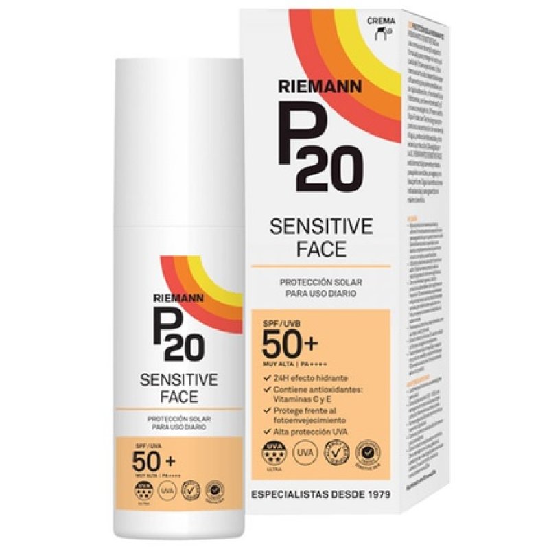Riemann P20 Sensitive Face SPF50 50g Sun Protection
