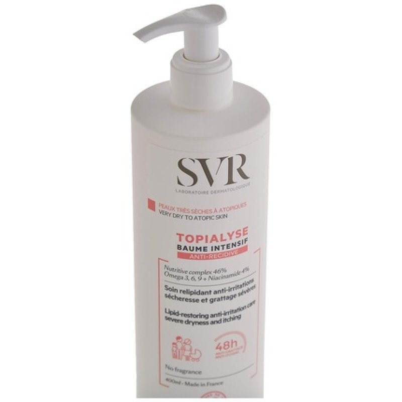 SVR Topialyse Intensive Balm for Severe Skin Dryness and Itching 400ml