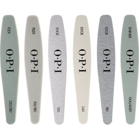 Opi Manicure And Pedicure File Set Sample Pack Nail Files 6 Pieces
