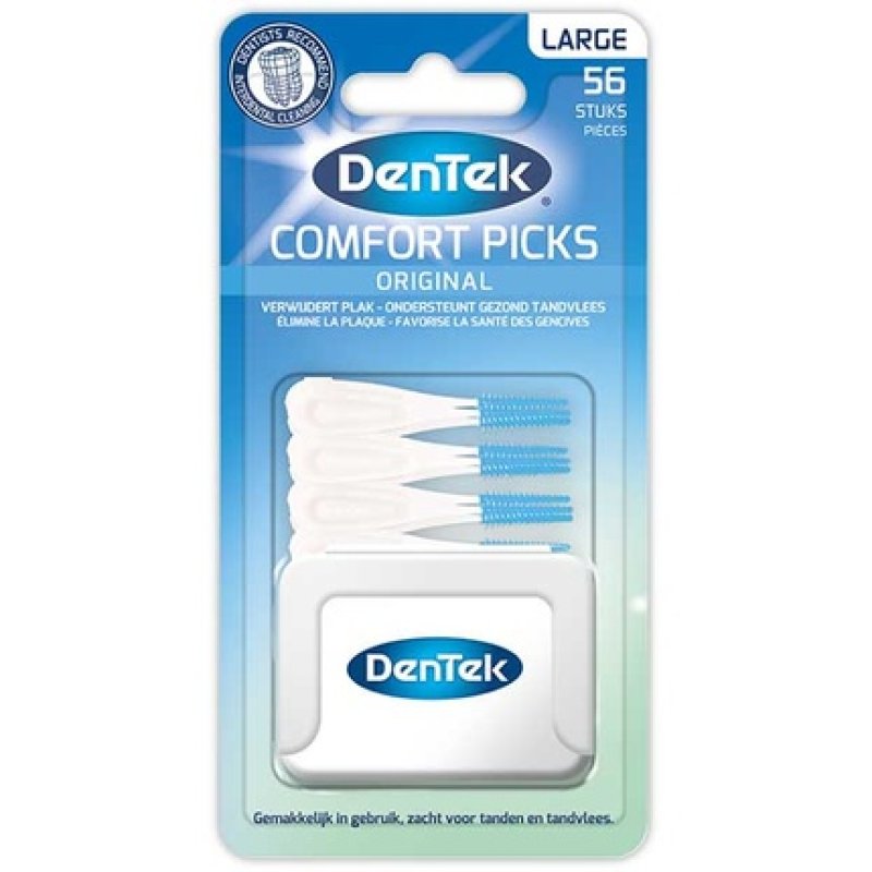 Dentek Comfort Pick Eco Blue Large 56 Count